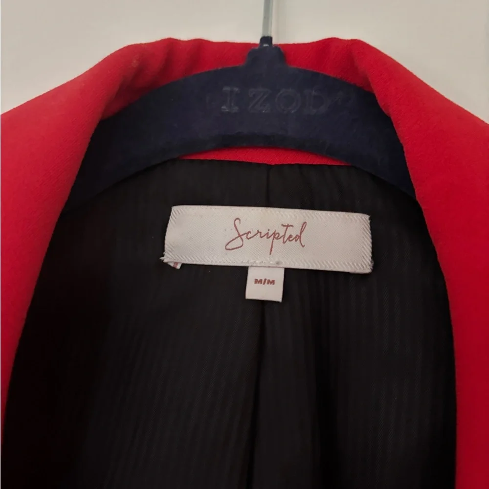 Scripted double breasted blazer - Picture 2 of 6